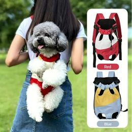 Nova mochila para cães e gatos para sair, bolsa de ombro para cães acompanhantes, animais de estimação e gatos de quatro patas