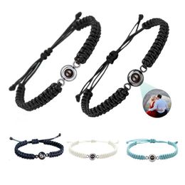 Chain Coloured Womens Project Bracelet Personalised Photo Project Bracelet Suitable for Women/Mens Birthday and Christmas Gifts Q240401