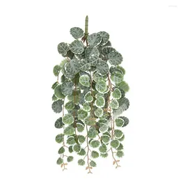 Decorative Flowers Kitchen Plant Decor Low Maintenance Indoor Plants Artificial Hanging String Of Heart Faux For Wall