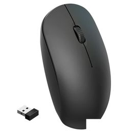 Mice 2.4G Wireless Business Mouse For Pc Computer 800-1200Dpi White Wifi Optical Usb Laptop F0024 Drop Delivery Computers Networking Dhabw