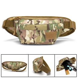 Bags Tactical Pistol Waist Bag 800D Waterproof Oxford Durable Military Training Combat Bags Outdoor Hunting Hiking Waist Packs