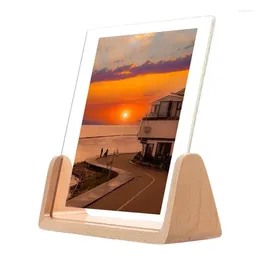 Frames Wooden Po Frame Decorative U-Shaped Picture Rustic For Home Decoration Modern With Clear