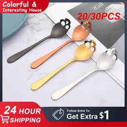 Spoons 20/30PCS Creative Spoon Easy To Clean Stainless Steel Material Small And Portable High Quality