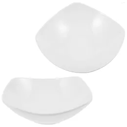 Bowls 2 Pcs Snack Tray Serving Bowl Cereal Candy Decor Mini Ice Cream Ceramic Ceramics Salad