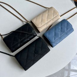 Designer-Clutch-Tasche, Kettentasche, Tasche, Hobo-Geldbörse, schwarze Handtasche, Schafsledertaschen, klassische Klapptaschen, Umschlag, Damen-Luxus-Umhängetasche, Umhängetasche, Umschlagtasche, 0