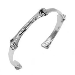 Chain Skull Bones Biker Bangle Stainless Steel Jewelry Punk Bone link Bone Motor Biker Men Boy Bangle Wholesale SJB0299 Q240401