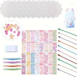 Keychains 95pcs/set Transparent Acrylic Flower Shape Clear For Vinyl Kit Keychain Handmade Projects DIY Crafts