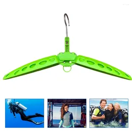 Hangers Dive Suit Hanger Foldable Multipurpose Plastic Portable Rustproof Surfing Gear Snorkeling Accessories