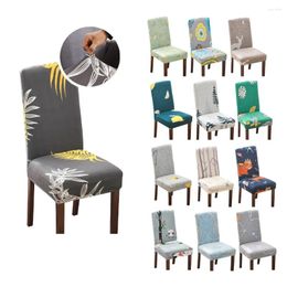 Chair Covers Milk Silk Stretch Sofa Cover Spandex Elastic Slipcover For Wedding El Banquet Living Room 1/2/4/6piece