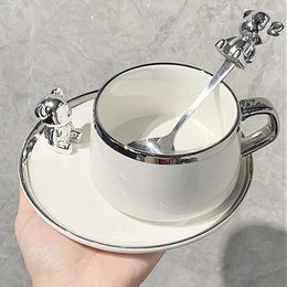 Mugs Mug Ceramic Cup Water Household Coffee Set Simple Good-looking Girl
