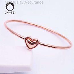 Designer Chopard heart bracelet Purple Gold Bracelet Elegant Luxury Trend 14k Color Gold Rose Gold Fashion Simple Peach Heart