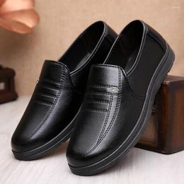 Casual Shoes 2024 Spring Autumn Oxford Leather Men Slip-on Footwear Male Driving Flats Design Brand For