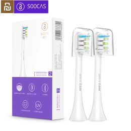 Heads 2PCS Soocas X3 X1 Replacement Electric Toothbrush Head for Sonic Electric Toothbrush Brush Head Pink Black White Nozzles