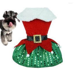 Dog Apparel Christmas Dresses Small Dogs Clothes Summer Creative Santa Claus Pet Clothe Fancy Princess Kitten Puppy Dress