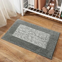 Bath Mats Toilet Floor Mat Bathroom Water Absorption Door Doorstep Quick Drying Foot Anti Slip Carpet Rug