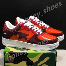 Designer Sneakers Women Mens Casual Shoes Platform Big A BATHING APE Camouflage STA MEDICOM TOY CAMO Sneaker KID Monkey Shape Bapstas Stars 36-45 H41