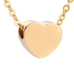 IJD9942 Blank Heart For Engrave Memorial Ash Keepsake Necklace Urn Cremation Urn Pendant Funeral Jewelry For Pet Human Ashes179s