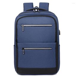Backpack 2024 Business Portable Large Capacity Multi-Function Laptops Bag USB Charge Men's Waterproof Nylon