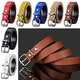 Belts Fashionable luxury design casual retro clip buckle belt childrens belt thin belt Trouser dress belt Q240401