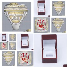 Cluster Rings Kansas Super Championship Replica Ring 2023 Church Mens Drop Delivery Jewellery Dhnq4