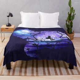 Blankets We Are All Mad Here Throw Blanket Microfiber King Flannel