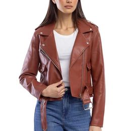 Brand New Competitive Price Luxury Women Leather Jackets Top Trending Customizable Street Wear Blazer Lather Coats