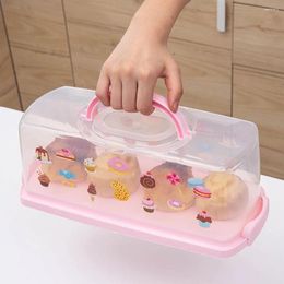 Storage Bottles Bread Saver Container Airtight Baker Rack Handheld Containers Rectangular Keeper Cake Carrier Stands