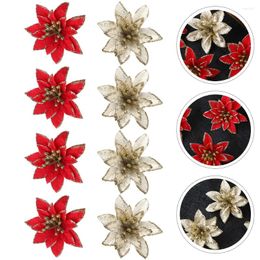 Decorative Flowers Christmas Artificial Adornment Silk Accessories Chrismas Wreath