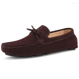 Casual Shoes 2024 Brand High Quality Soft Flat Male Driving Slip On Lazy Moccasins Loafers Handmade Footwear Italian