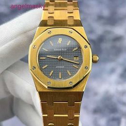 Custom AP Wristwatch Royal Oak Series 14470BA Dark Grey Plaid dial 18K Royal Material Date Display Automatic Mechanical Watch