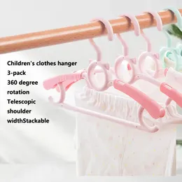 Hangers Ultimate Pink 3 Pcs Traceless Non Slip Clothes Rack - The Perfect Coat Hanger For Children