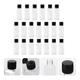 Storage Bottles 20 Pcs 5ml Alcohol Bottle Spray Soap Travel Container Empty Refillable Containers Pack Plastic