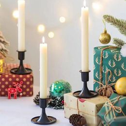Candle Holders Christmas Candelabras Candlestick Bathroom Decorations Retro Taper Holder