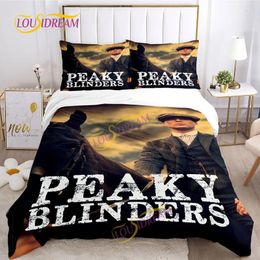 Bedding Sets Creative Mafia Down Sheet Four Seasons Extra Large Peaky Blinders Three Piece Soft Pillow Case Duvet Cover.