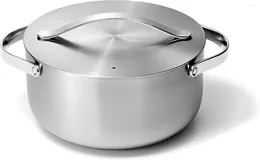 Cookware Sets Caraway Stainless Steel Dutch Oven (4.5 Qt) - 5-Ply Safe & Stovetop Agnostic Non Toxic PTFE PFOA Fre