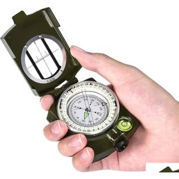 Outdoor Gadgets Compass Mini Tactical Professional Military Waterproof Survival Zinc Alloy Mtifunction Portable Inclinometer Drop Deli Otkui