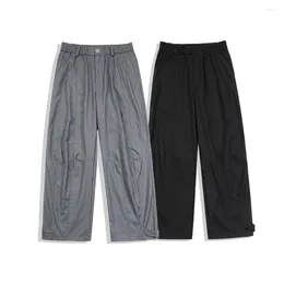 Men's Pants Men Streetwear Fashion Loose Casual Wide Leg Suit Women Japanese Korean Vintage Cargo Trousers Cityboy