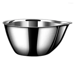 Bowls Stainless Steel Mixing Kitchen Tableware For Cooking Baking Large Capacity Non Slip Nesting Whisking