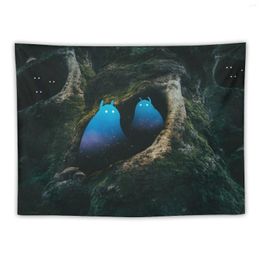 Tapestries In The Forest Of Night Tapestry Wall Carpet Hanging Cute Room Things