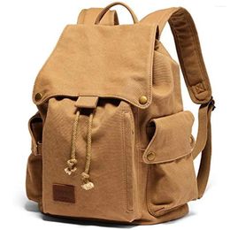 Backpack XINCADA Women Purse Canvas Vintage College Laptop Backpacks Travel Rucksack Casual Daypack For Men