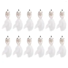 Party Decoration 12Pcs Creative Feather Bird Craft Simulation Birdie Miniature Outdoor Garden Foam Birds Lawn Figurine