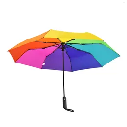 Umbrellas Folding Umbrella For Men Women 8 Ribs Travel Hiking Trips Beach