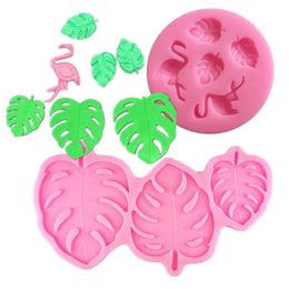 DIY Cake Baking Decoration Turtle Leaf Silicone Mold Kitchen Baking Tools Chocolate Mold Plant Flower Turtle Leaf Silicone Mold