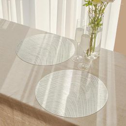 Table Mats Anti-scalding Mat Hollow Design Placemat Heat-resistant Non-slip Set For Dining Durable Easy To Clean