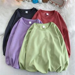 Dog Apparel Heavyweight Round Necked Small Hoodie For Women With Loose Shoulders Unisex Couple Top Jacket
