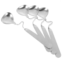 Coffee Scoops Stainless Steel Flatware Honey Mixing Spoon Bar Decor Cocktail Stir Spoons