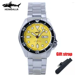 Wristwatches Heimdallr Vintage SKX007 Men's Diving Watch Sapphire 200M Water Resistance Japan NH36A Automatic Movement Luminous