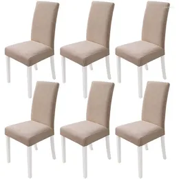 Chair Covers Stretch Dining Removable Soft Cover Elastic Furniture Protector Stool For Kitchen Home Restaurant