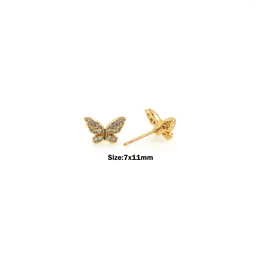 Dangle Earrings Fashion Women's Butterfly Stud Girls Retro Chic Wedding Jewellery Micropaved Zircon