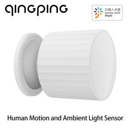 Control Qingping Human Body Motion Sensor Bluetooth Compatible HighPrecision Smart Home Environment Light Sensor Work With Mijia App